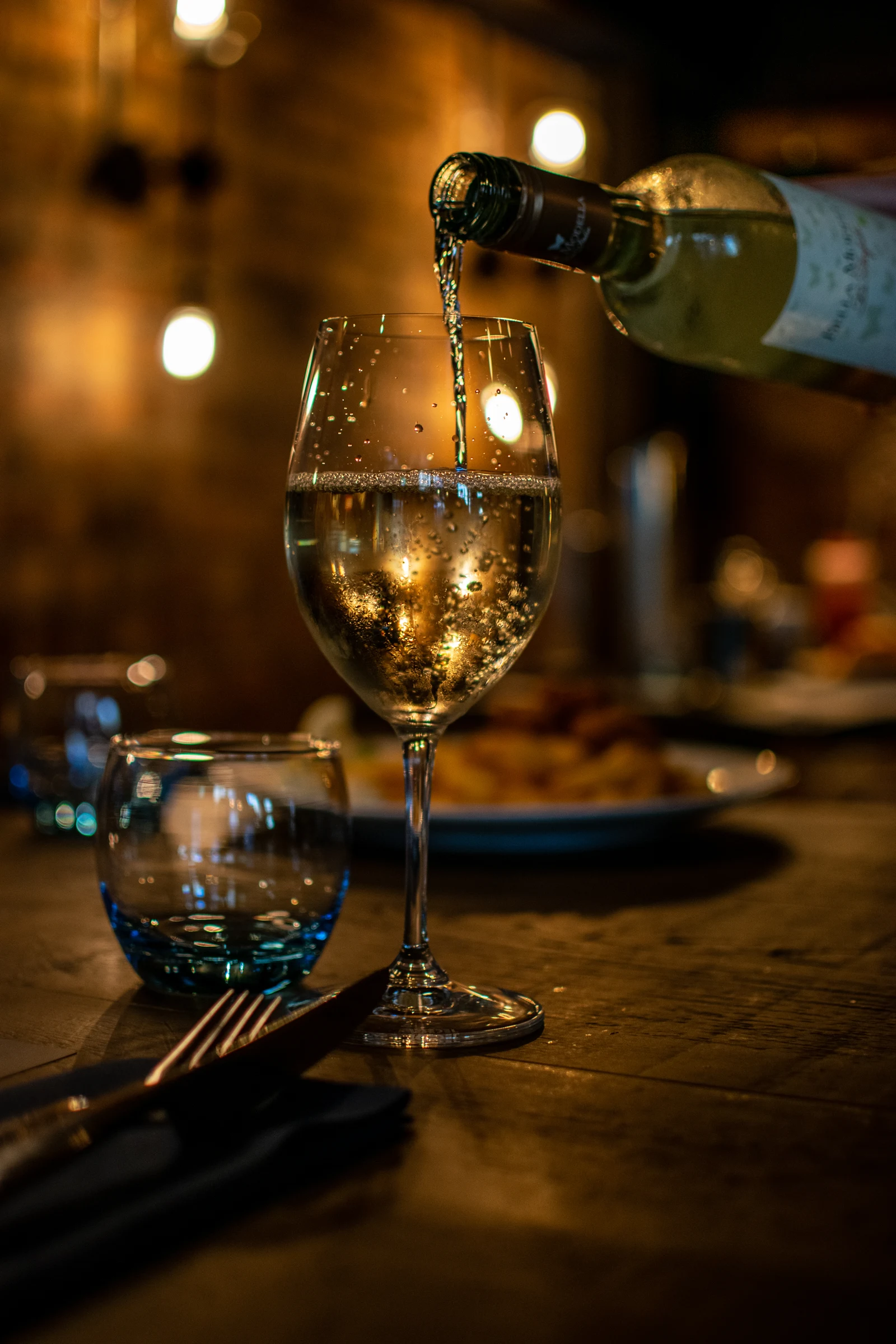 The pour